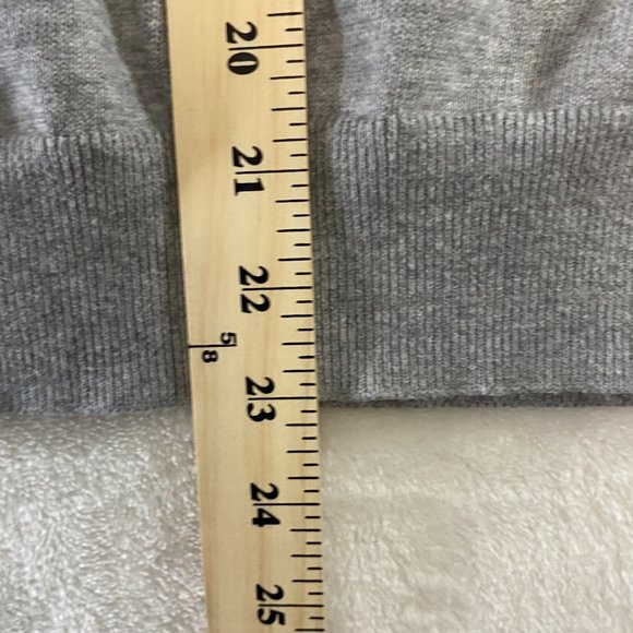 Jos A Bank Sweater Gray Traveler Pima Cotton 1/4 Zip Mock Neck Men’s Small - Picture 7 of 8